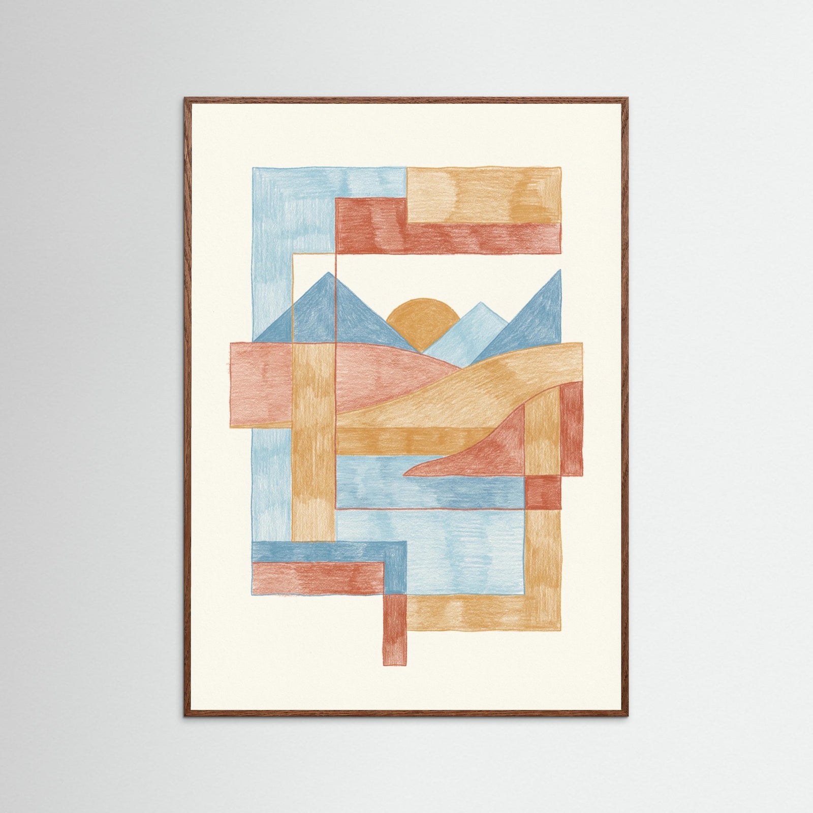 Oak Dark Abstract Signals