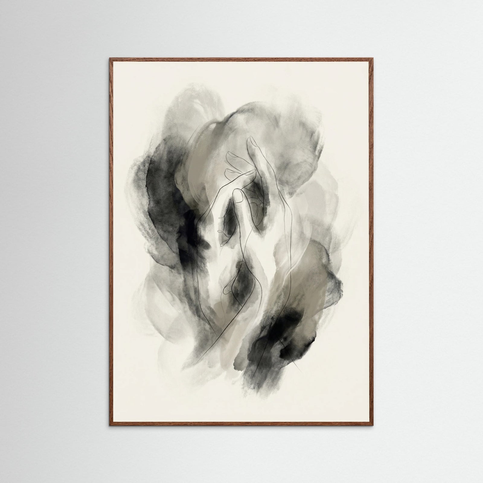 Oak Dark Abstract Silhouette