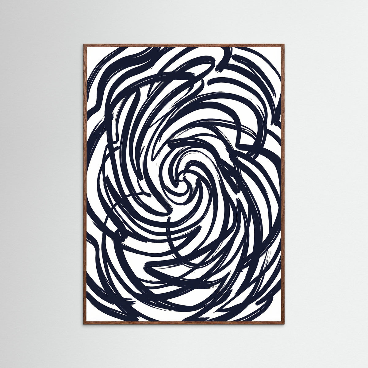 Oak Dark Abstract Strokes