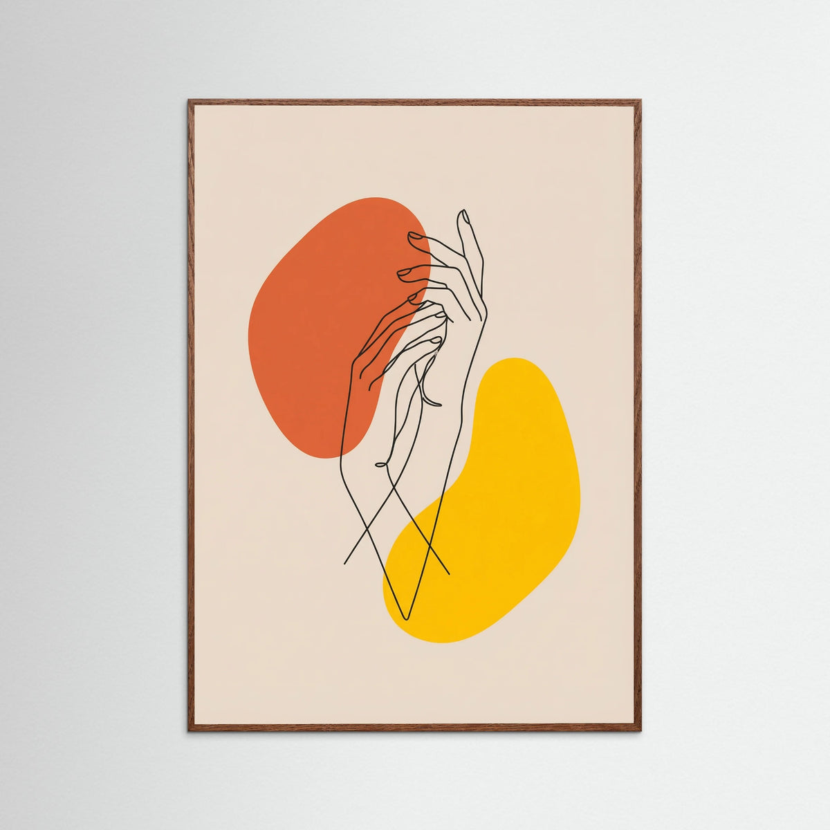 Oak Dark Abstract Visage Study