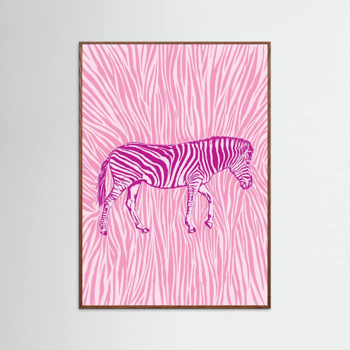 Poster African Zebra striking camouflage – poster e stampa artistica