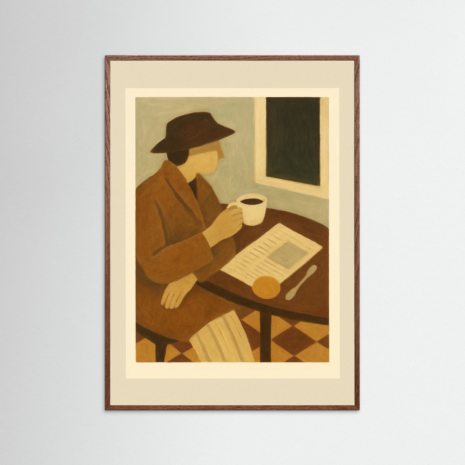 Oak Dark Afternoon Pause