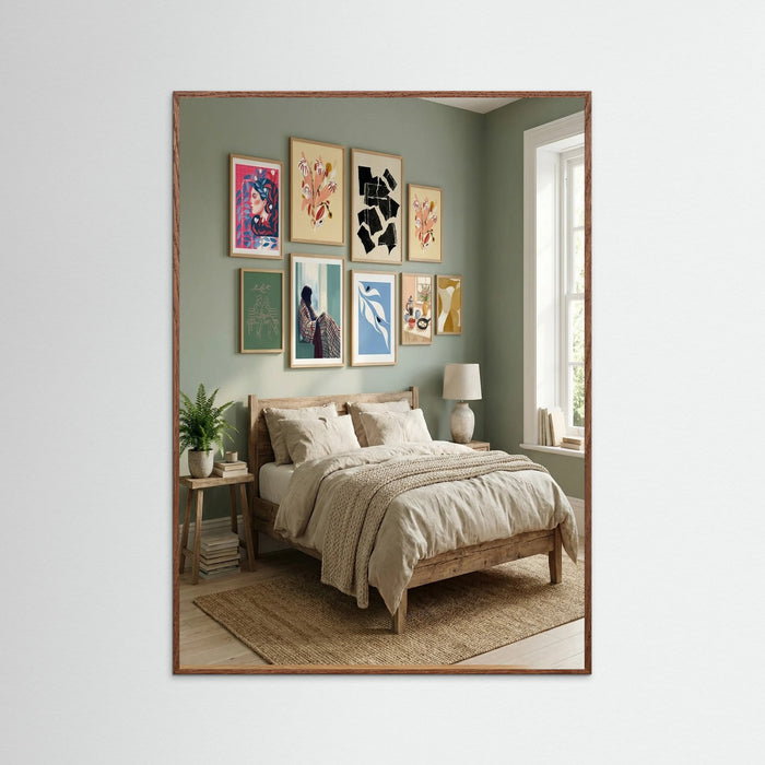 Oak Dark Apricot Bloom Sketch Mutedyellow