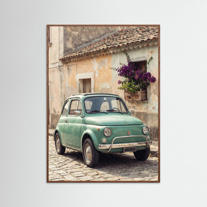 Oak Dark Aqua Vespa Charm