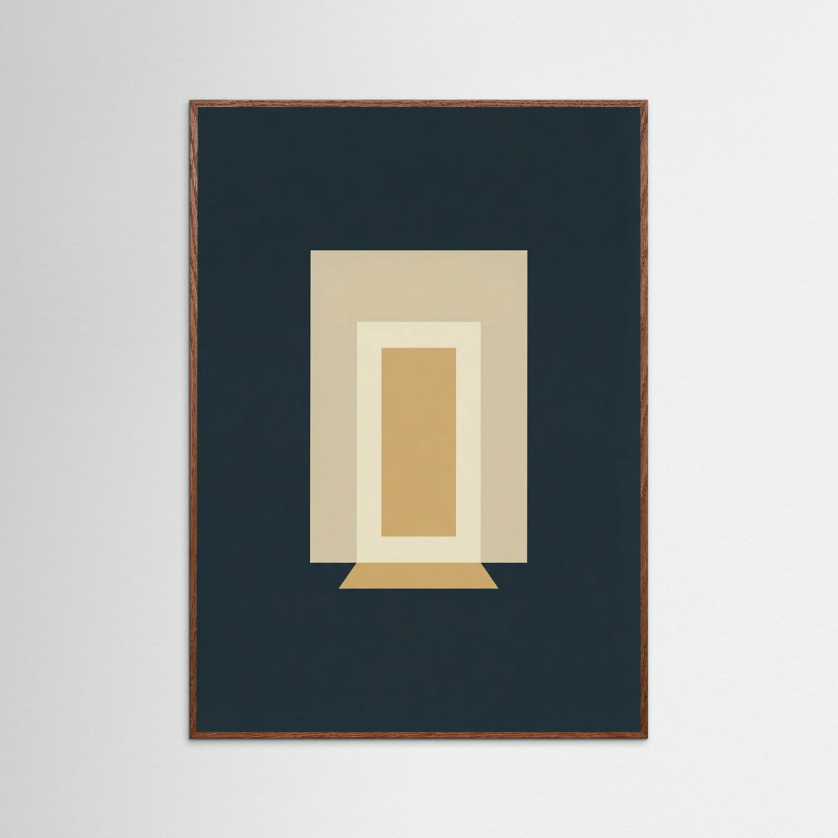 Oak Dark Architectural Stillness