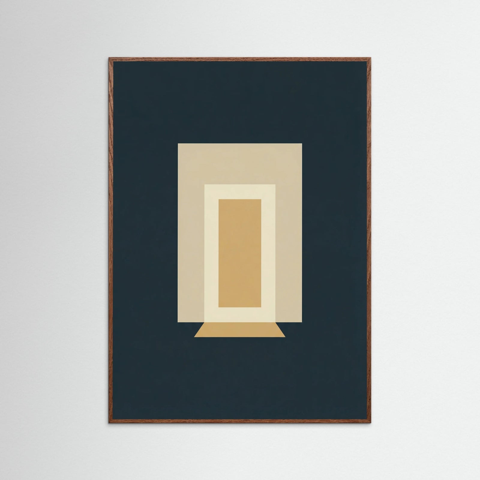 Oak Dark Architectural Stillness