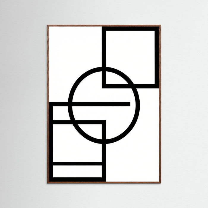 Oak Dark Art Print Beige