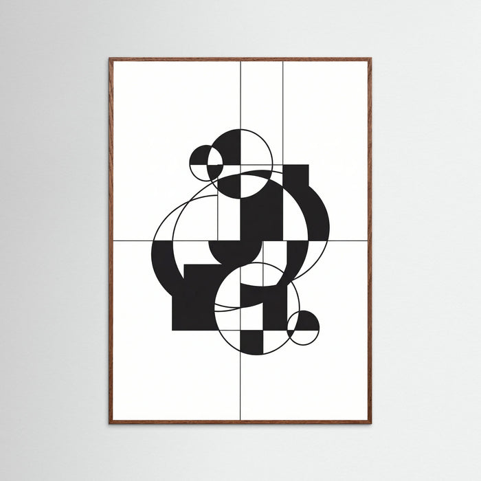 Oak Dark Art Print Beige