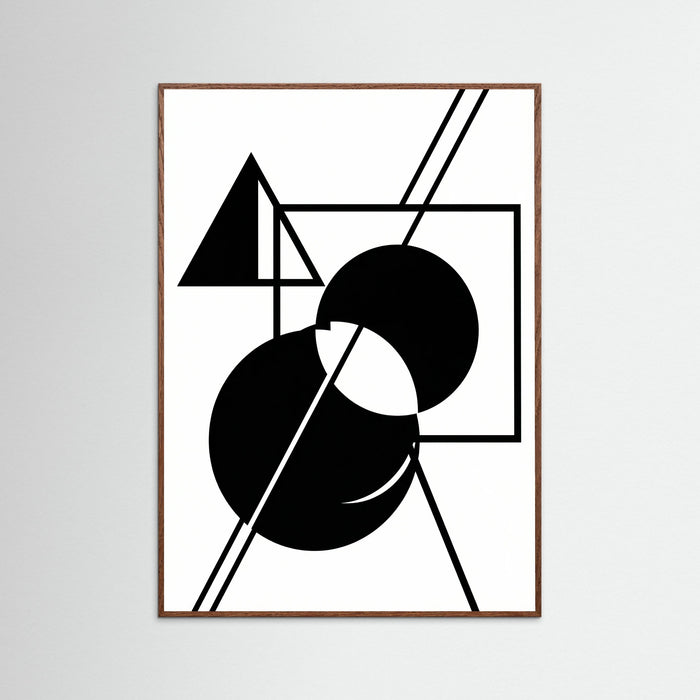Oak Dark Art Print Beige