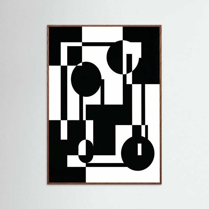 Oak Dark Art Print Beige