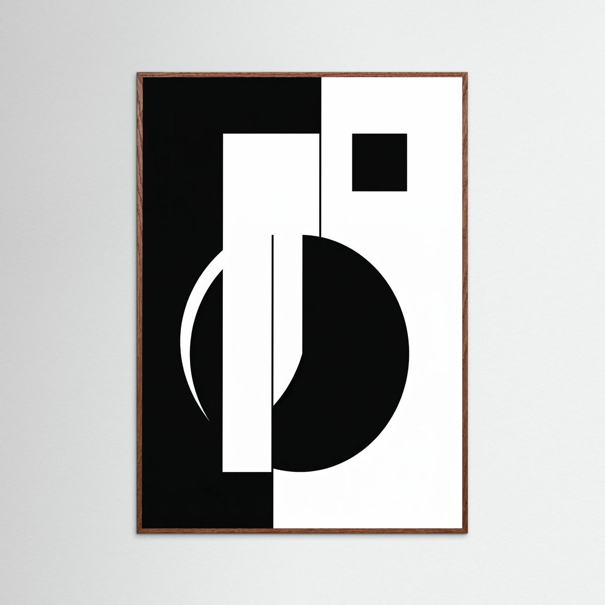 Oak Dark Art Print Beige