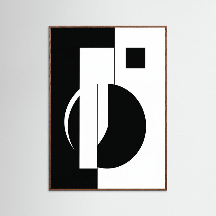 Oak Dark Art Print Beige