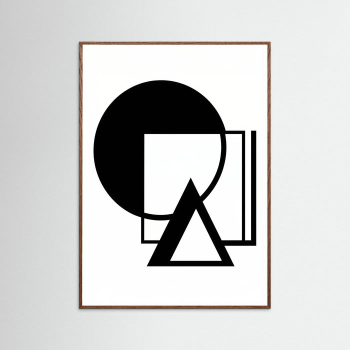 Oak Dark Art Print Beige