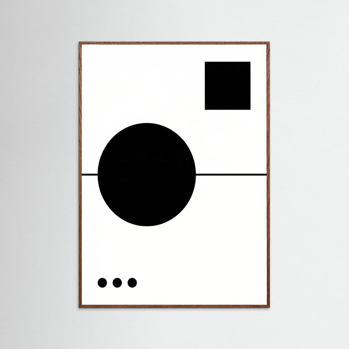 Oak Dark Art Print Beige