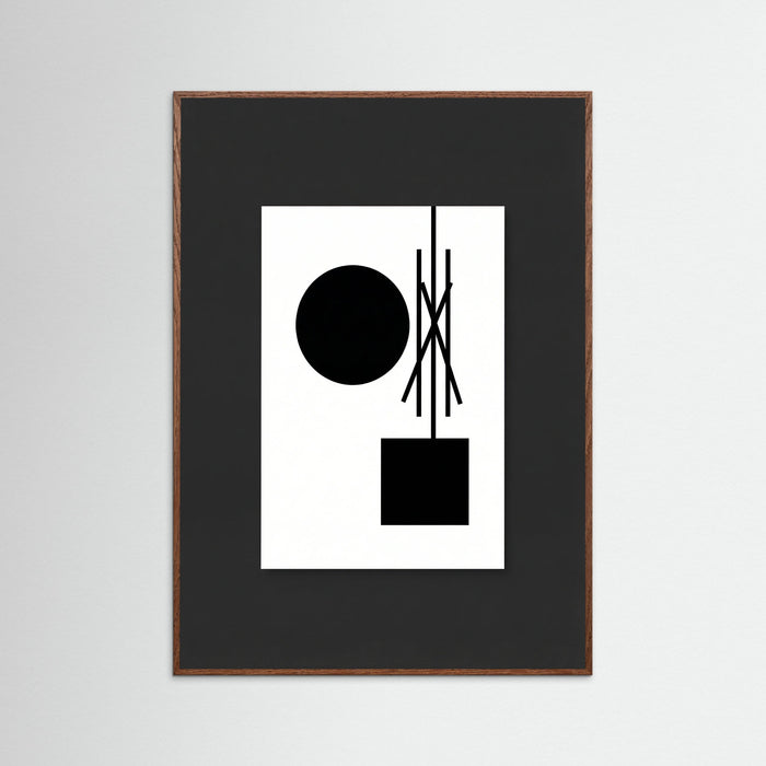 Oak Dark Art Print Beige