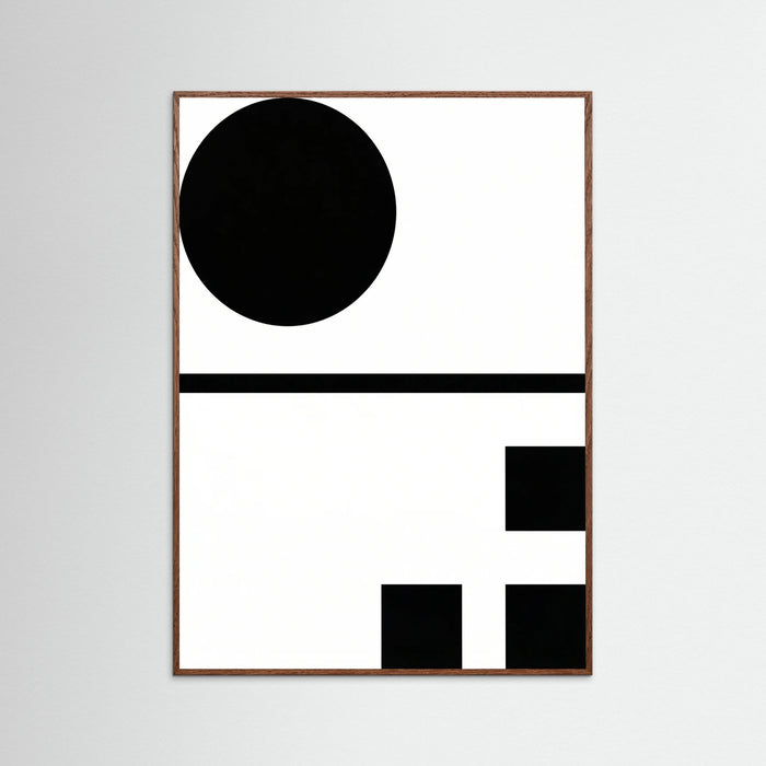 Oak Dark Art Print Beige