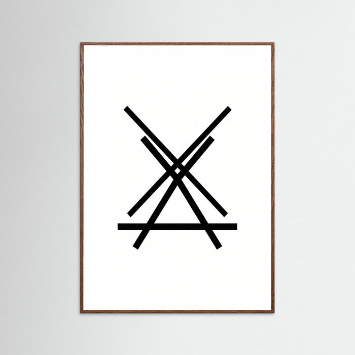Oak Dark Art Print Beige