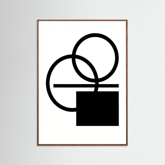 Oak Dark Art Print Beige