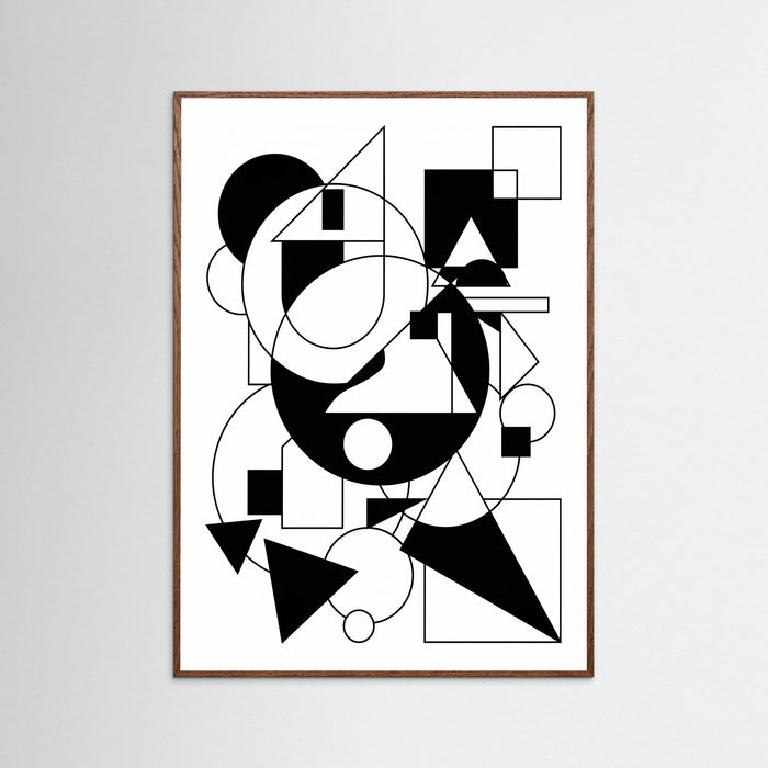 Oak Dark Art Print Beige