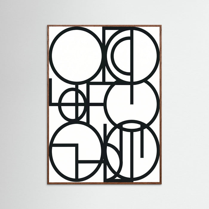 Oak Dark Art Print Beige