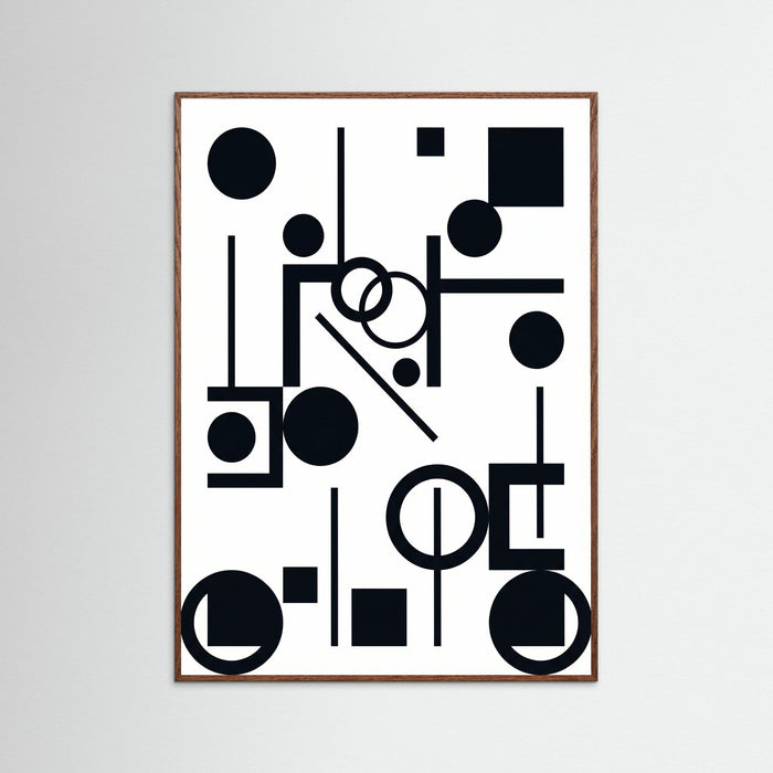 Oak Dark Art Print Beige