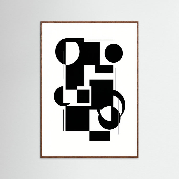 Oak Dark Art Print Beige