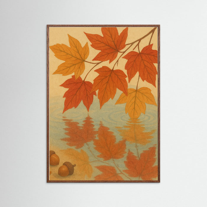 Oak Dark Autumn Reflection