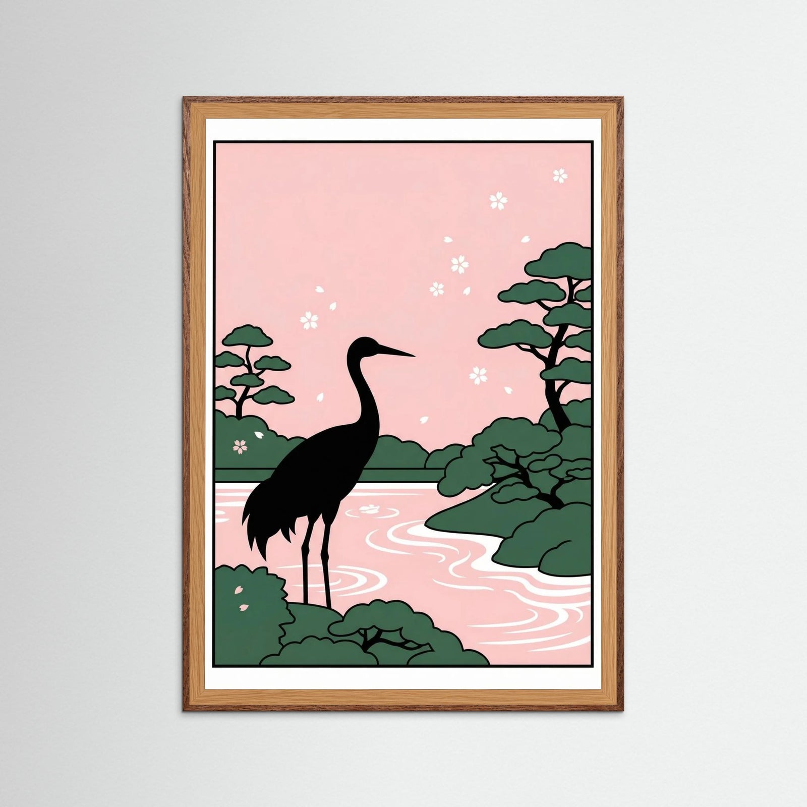 Oak Dark Avian Pink Sky