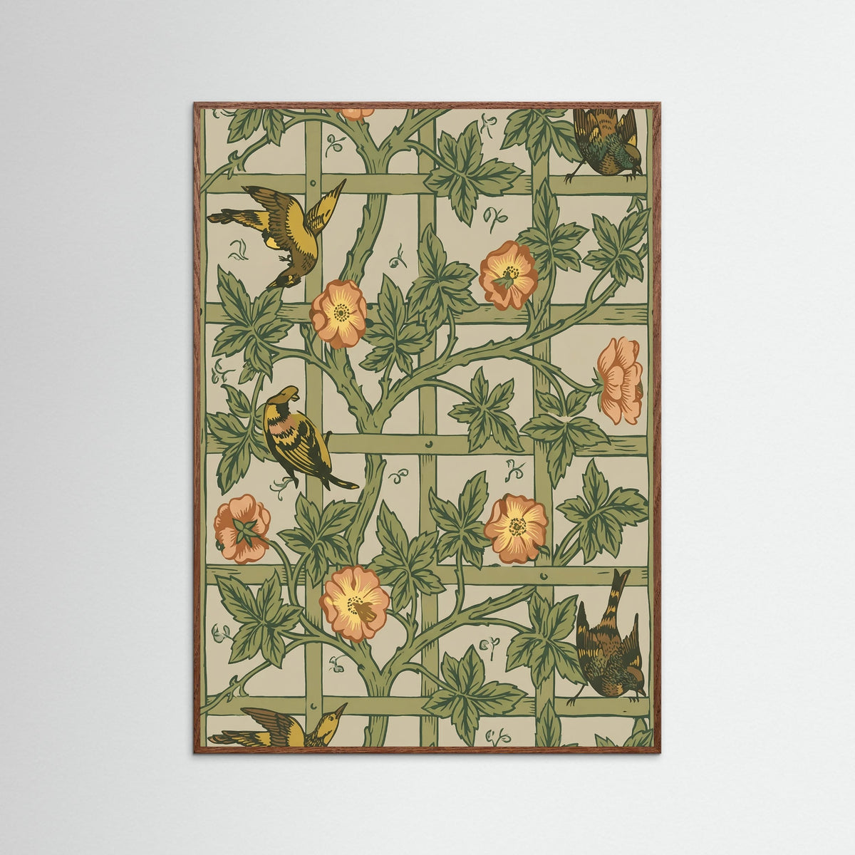 Oak Dark Avian Trellis