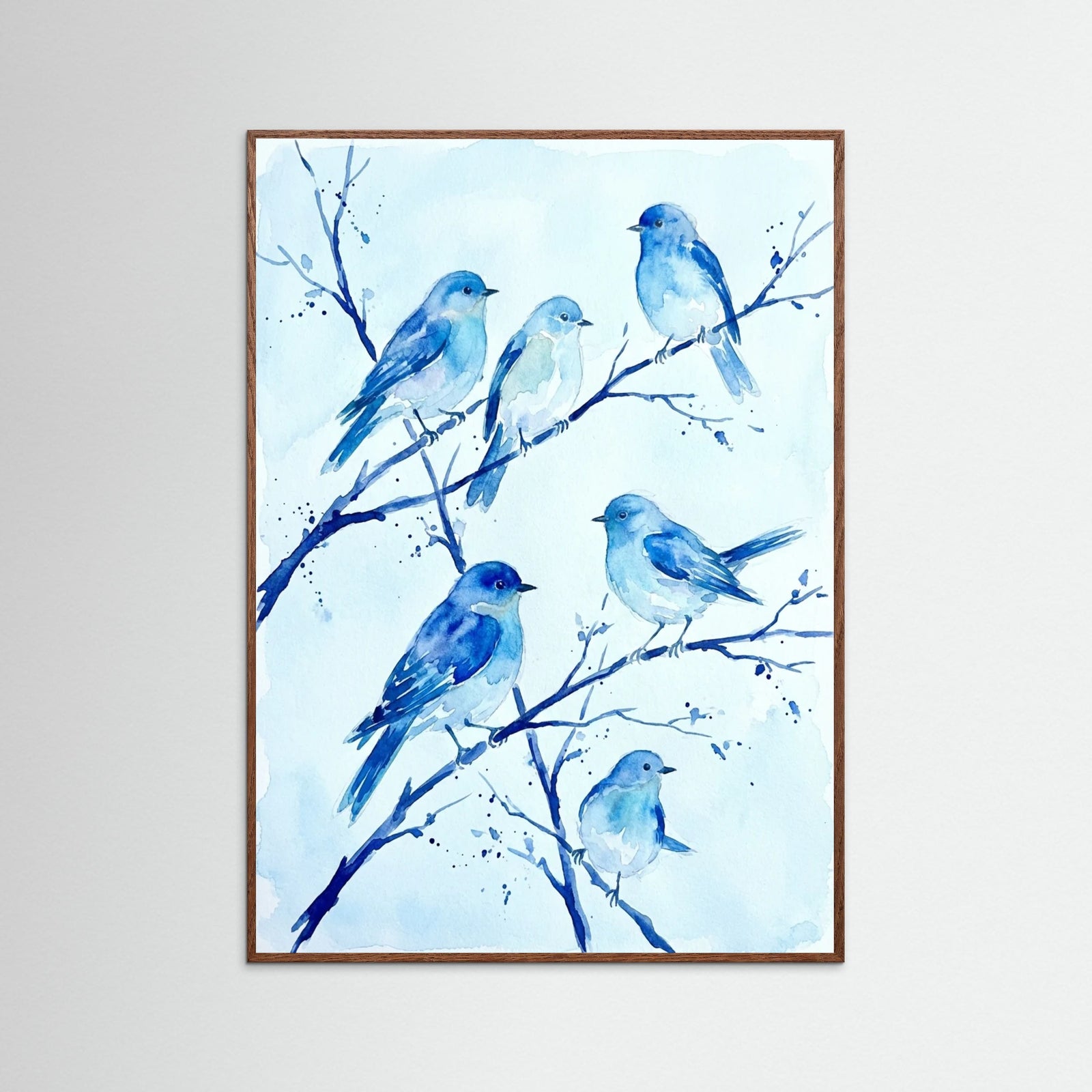 Oak Dark Azure Bloom