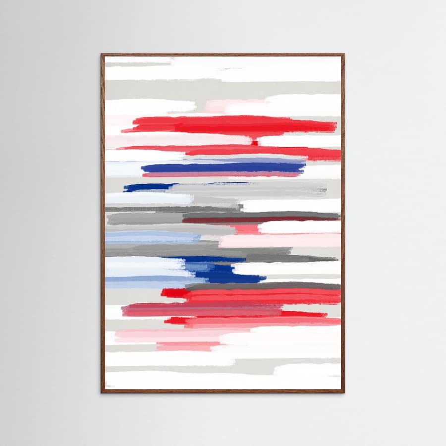 Póster BILLS RED WHITE AND BLUES – póster e impresión artística