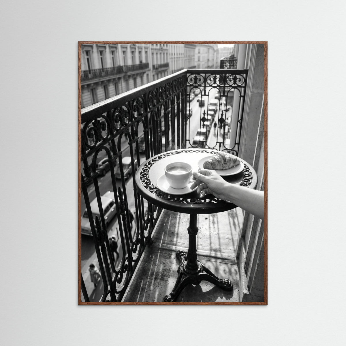 Oak Dark Balcony Serenity