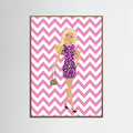 Barbie Zig Zag Poster – Poster und Kunstdruck