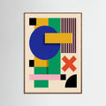 Oak Dark Bauhaus Geometric Harmony