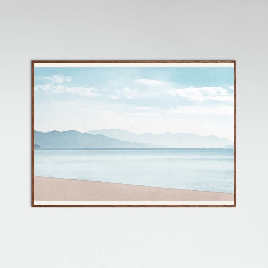 Beach View Poster – poster and art print