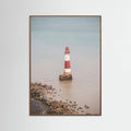 Beachy head lighthouse in England - summer nostalgic travel photography Poster – plakat og kunsttryk