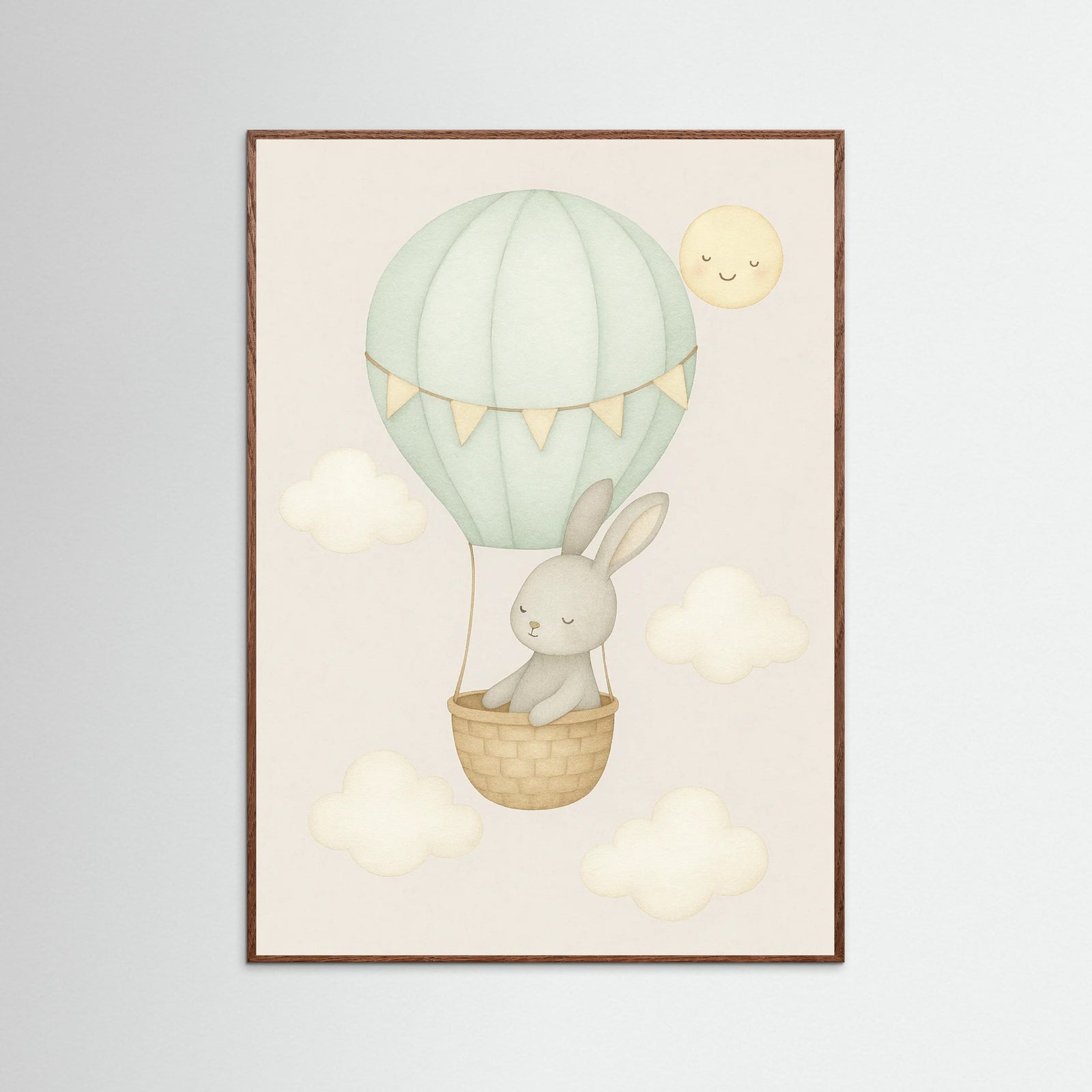 Oak Dark Bear Hot Air Balloon