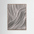 Beige Wave Pattern Poster – poster and art print