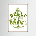 Oak Dark Belle Of The Brawl Cowgirl Wall Art Poster