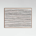 Black on Beige Lines Poster – poster and art print