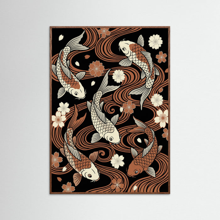 Oak Dark Blossom Stripe Symphony
