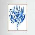 Blue Aquatic Plant Poster 4 – poster and art print