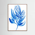 Blue Aquatic Plant Poster 6 – poster and art print
