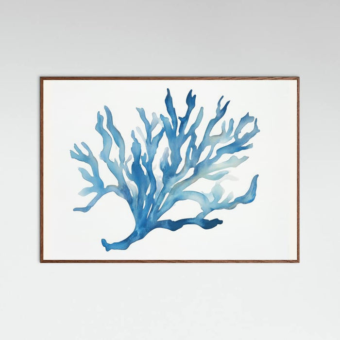 Blue Coral Poster – plakat og kunsttryk