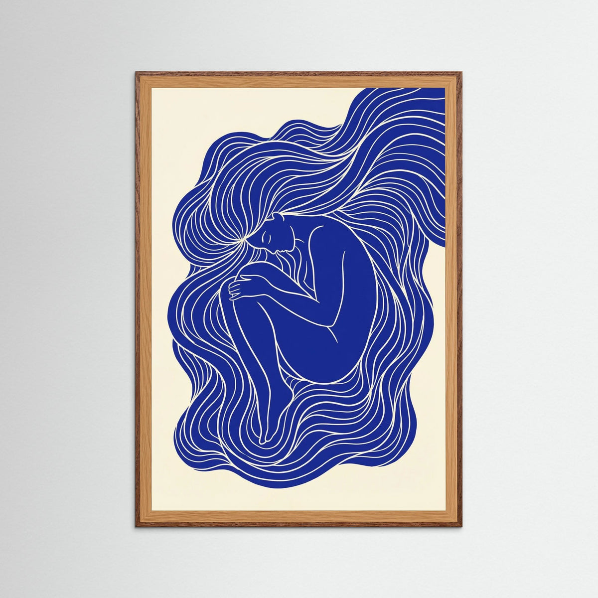 Oak Dark Blue Embrace 1