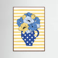 Blue Flowers Poster – poster och konsttryck