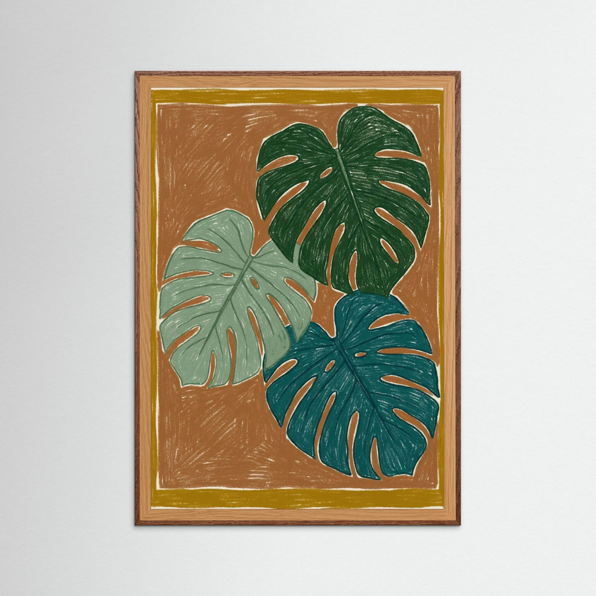 Oak Dark Blue Garden Block