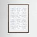 Plakat Blue Howdy – plakat i druk artystyczny