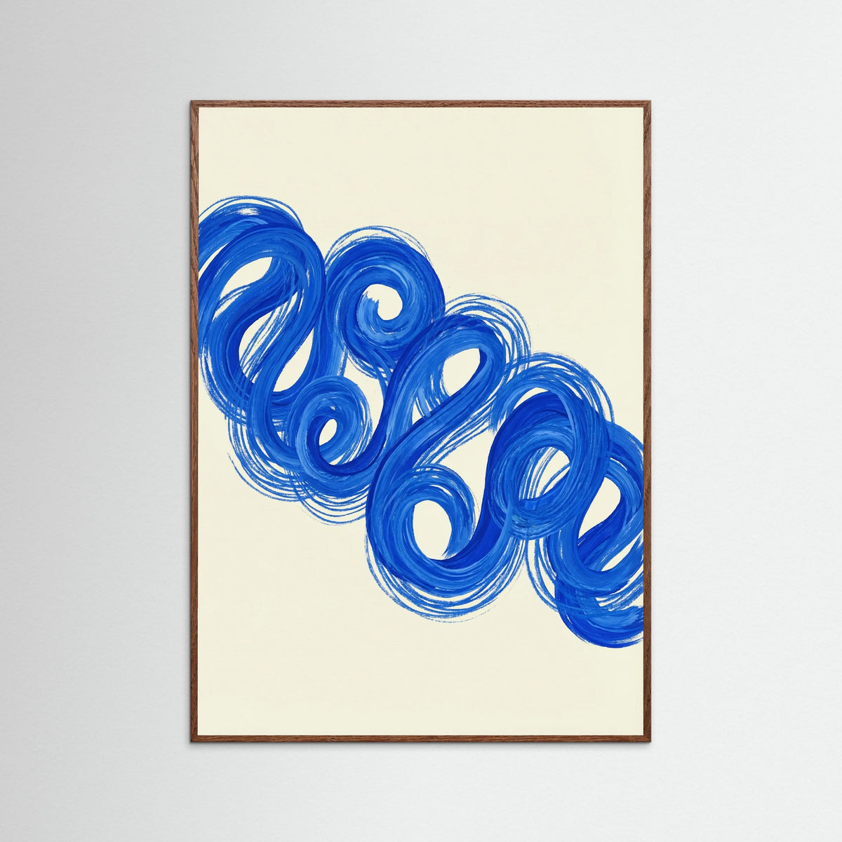 Oak Dark Blue Rhythm