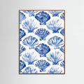Blueshellpattern Poster – Poster und Kunstdruck